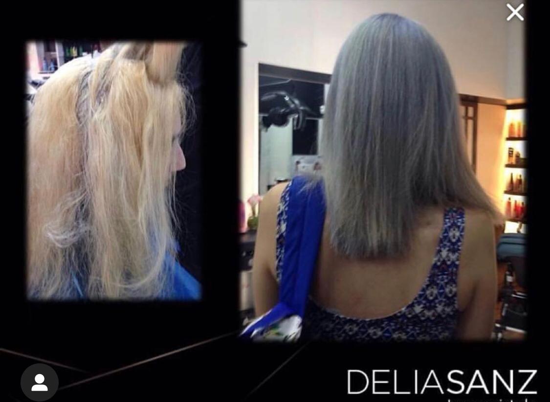 Trabajos de peluquería en Delia Sanz