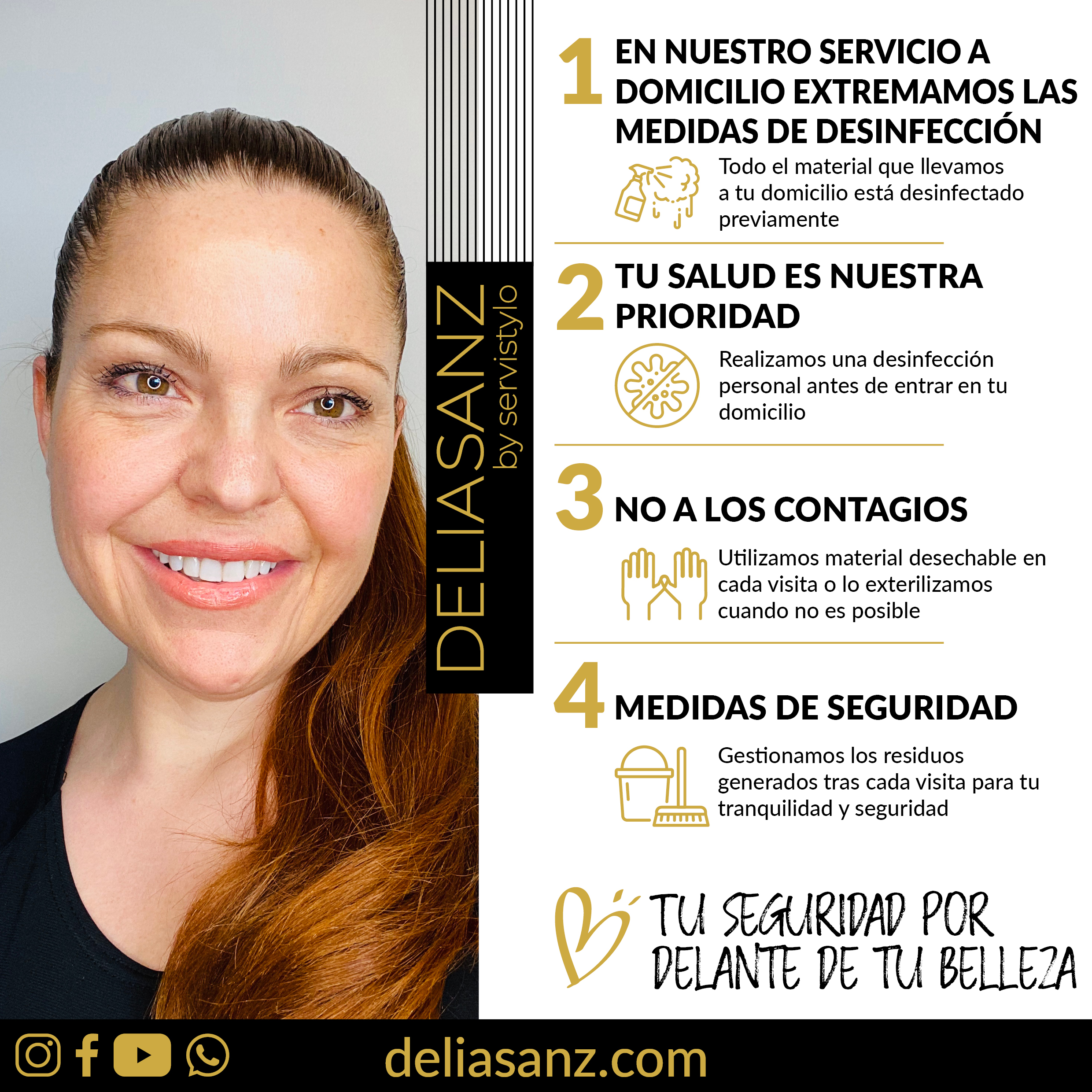 Delia Sanz Peluquería Barrio Salamanca - Servicio domicilio 24h
